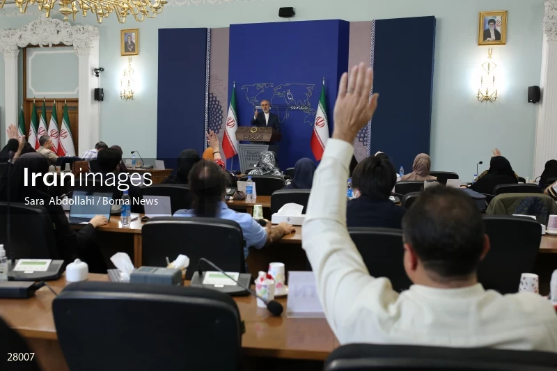 Press conference of the spokesperson of the Ministry of Foreign Affairs of Iran