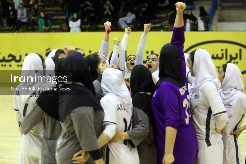 Sang Ahan Bafq is the champion of Iran Women's Premier Handball League