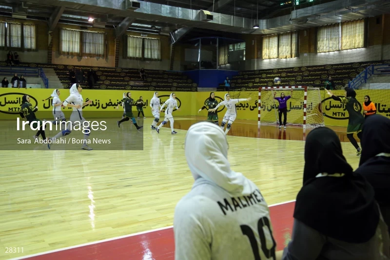 Sang Ahan Bafq is the champion of Iran Women's Premier Handball League