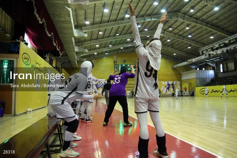 Sang Ahan Bafq is the champion of Iran Women's Premier Handball League