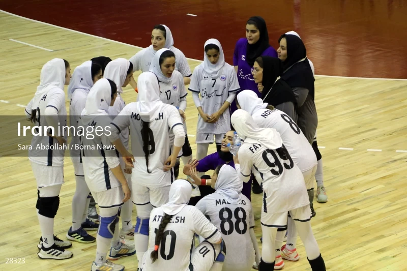 Sang Ahan Bafq is the champion of Iran Women's Premier Handball League