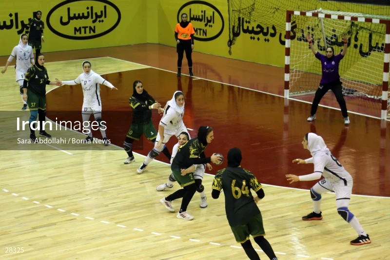 Sang Ahan Bafq is the champion of Iran Women's Premier Handball League