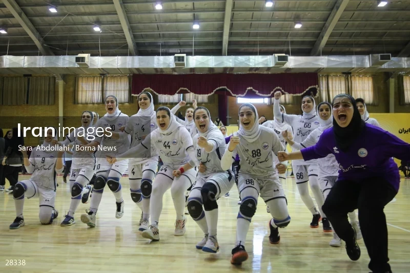 Sang Ahan Bafq is the champion of Iran Women's Premier Handball League