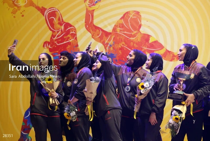 Sang Ahan Bafq is the champion of Iran Women's Premier Handball League