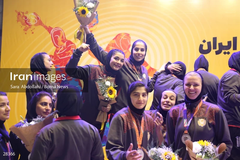 Sang Ahan Bafq is the champion of Iran Women's Premier Handball League