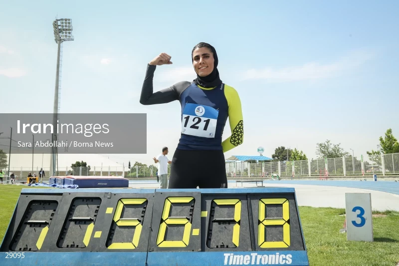Tehran Grand Prix women's track and field competition