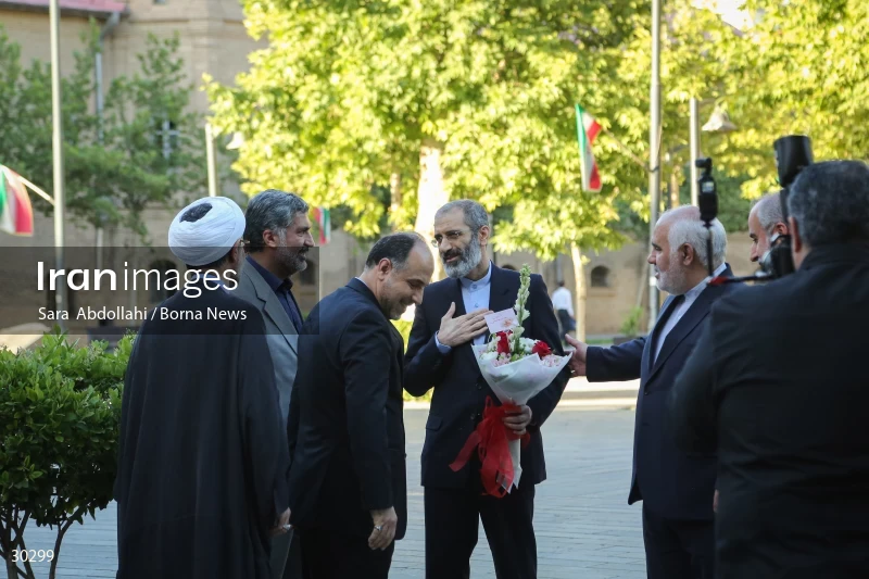 The meeting of the released Iranian diplomat Asadollah Asadi with the Minister of Foreign Affairs
