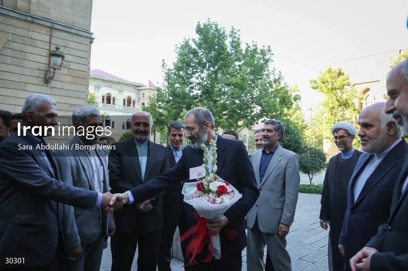 The meeting of the released Iranian diplomat Asadollah Asadi with the Minister of Foreign Affairs