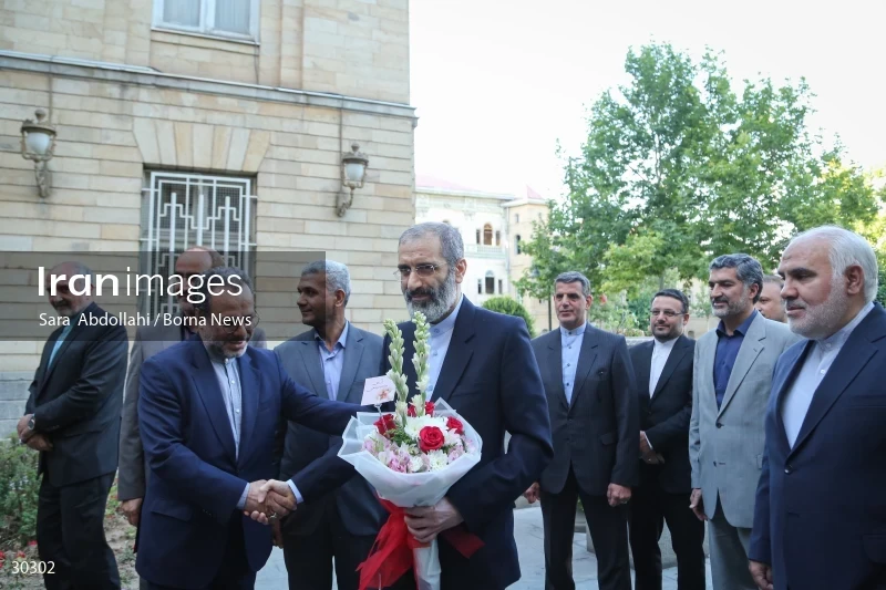 The meeting of the released Iranian diplomat Asadollah Asadi with the Minister of Foreign Affairs
