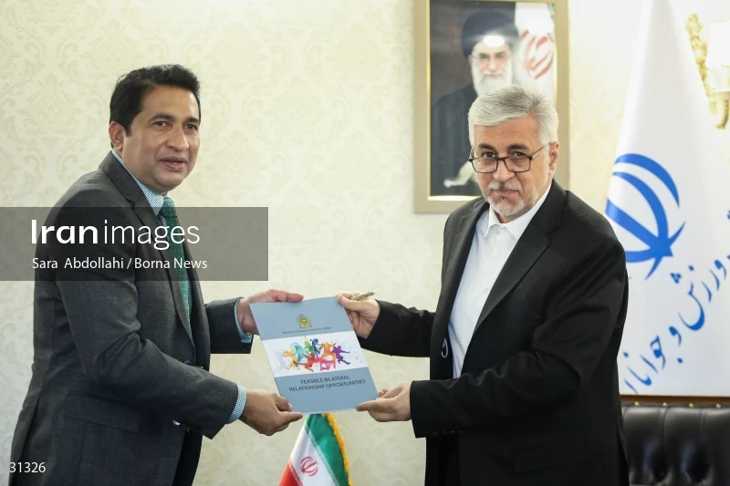 Meeting of the Ministers of Sports and Youth Affairs of Iran and Sri Lanka