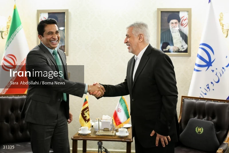 Meeting of the Ministers of Sports and Youth Affairs of Iran and Sri Lanka