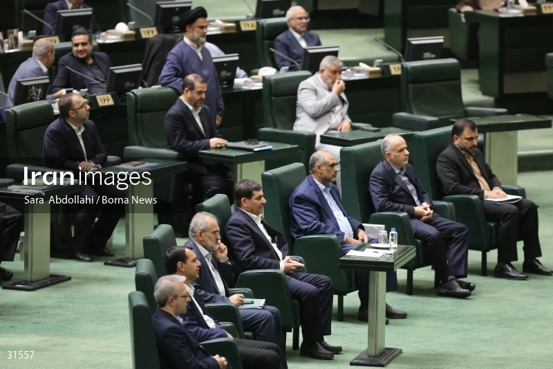 The meeting of Iranian Parliament to review the qualifications of the proposed Minister of Agriculture