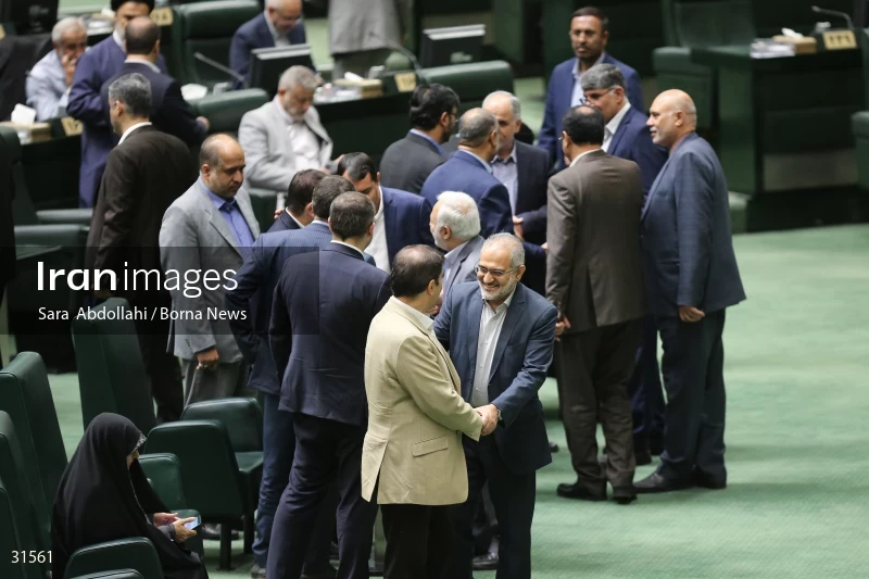 The meeting of Iranian Parliament to review the qualifications of the proposed Minister of Agriculture