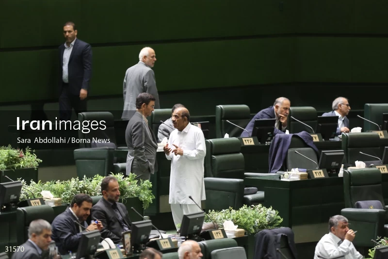 The meeting of Iranian Parliament to review the qualifications of the proposed Minister of Agriculture