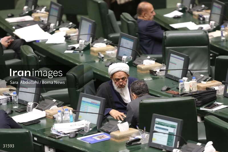 The meeting of Iranian Parliament to review the qualifications of the proposed Minister of Agriculture