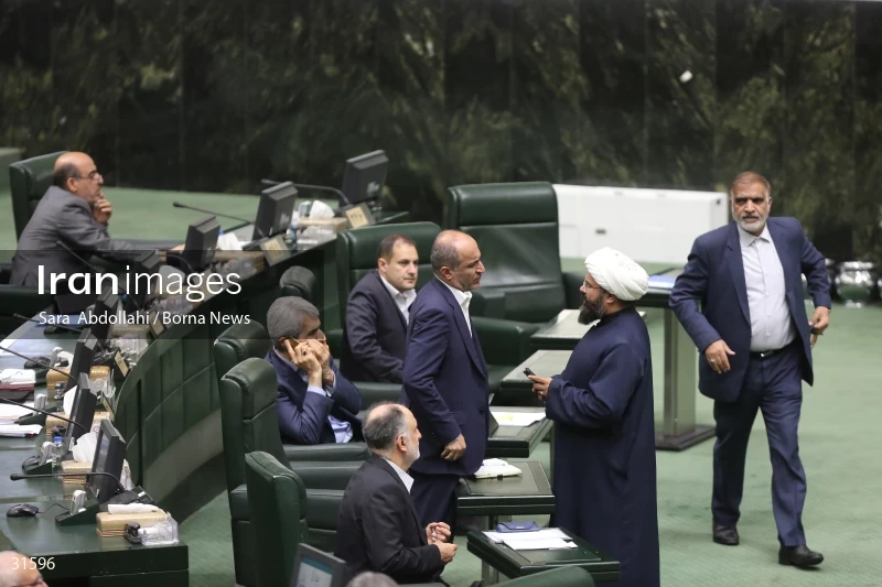 The meeting of Iranian Parliament to review the qualifications of the proposed Minister of Agriculture