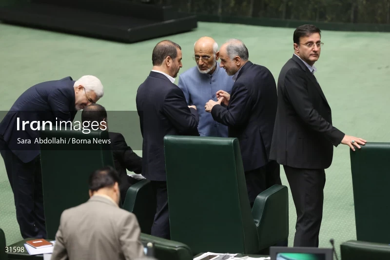 The meeting of Iranian Parliament to review the qualifications of the proposed Minister of Agriculture
