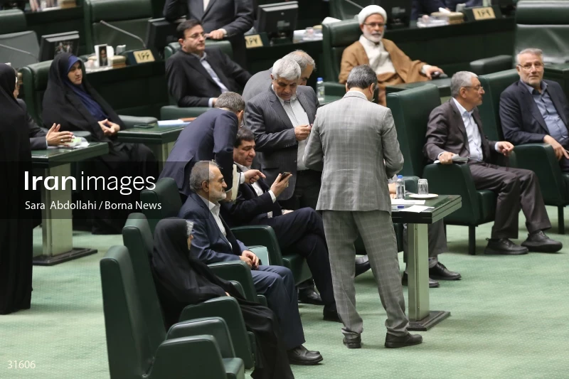 The meeting of Iranian Parliament to review the qualifications of the proposed Minister of Agriculture