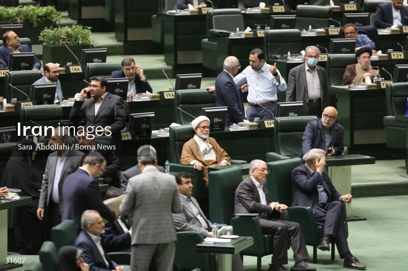 The meeting of Iranian Parliament to review the qualifications of the proposed Minister of Agriculture