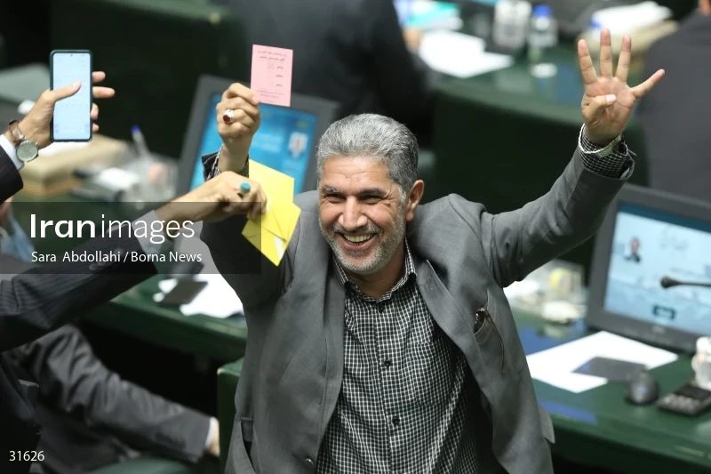 The meeting of Iranian Parliament to review the qualifications of the proposed Minister of Agriculture