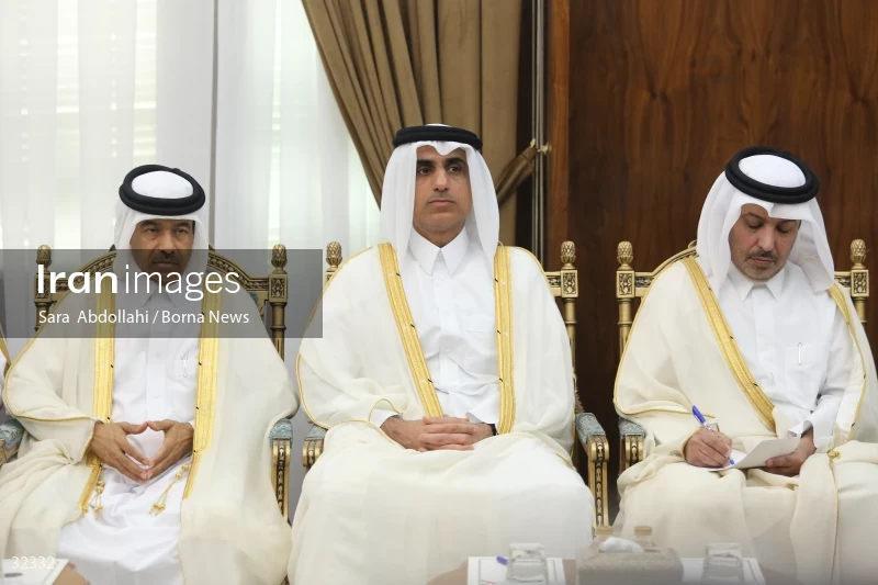 The meeting of the Minister of Labor of Qatar with the first vice president of Iran