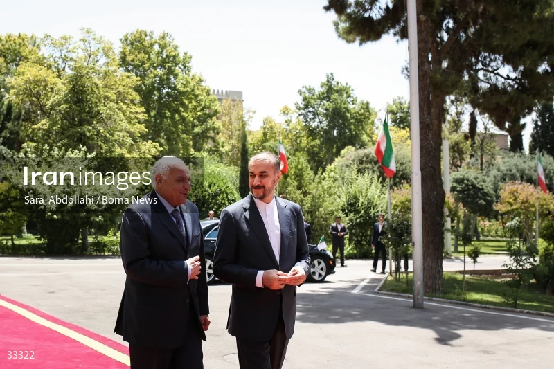 Meeting of foreign ministers of Iran and Algeria