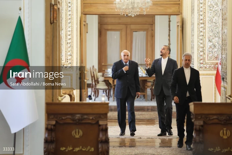 Meeting of foreign ministers of Iran and Algeria