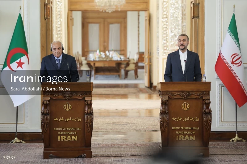 Meeting of foreign ministers of Iran and Algeria