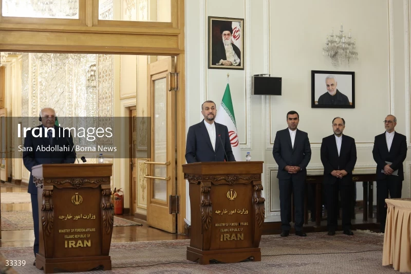 Meeting of foreign ministers of Iran and Algeria