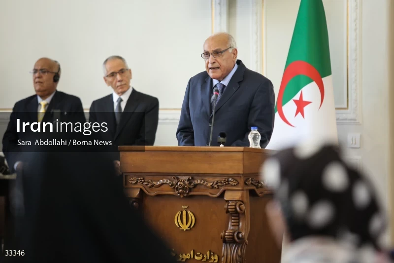 Meeting of foreign ministers of Iran and Algeria