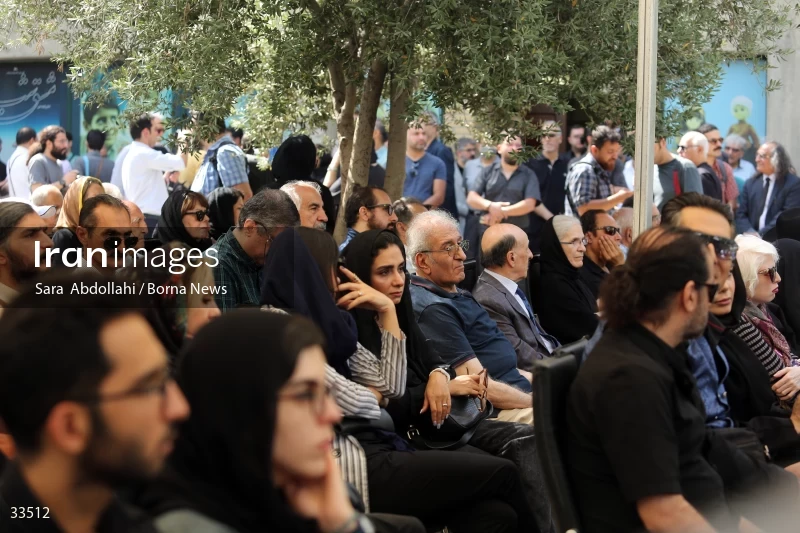 The funeral ceremony of Ahmadreza Ahmadi