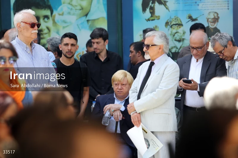 The funeral ceremony of Ahmadreza Ahmadi