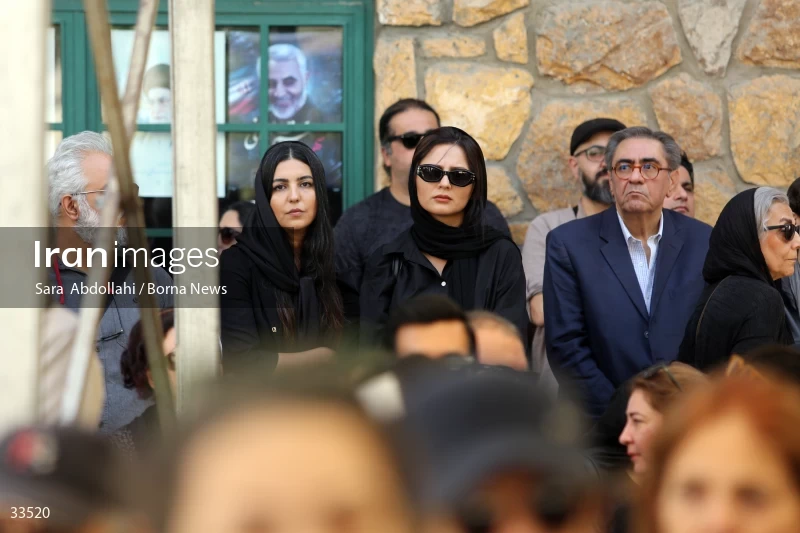 The funeral ceremony of Ahmadreza Ahmadi