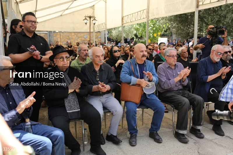 The funeral ceremony of Ahmadreza Ahmadi