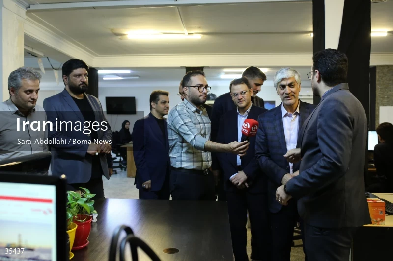 Visit of the Minister of Sports and Youth to the Borna News Agency