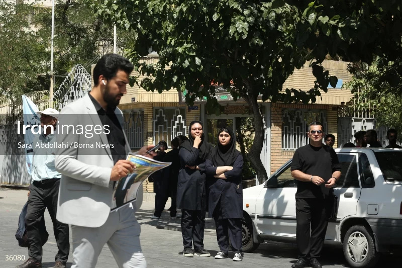 The funeral of Mohammad Esmaili