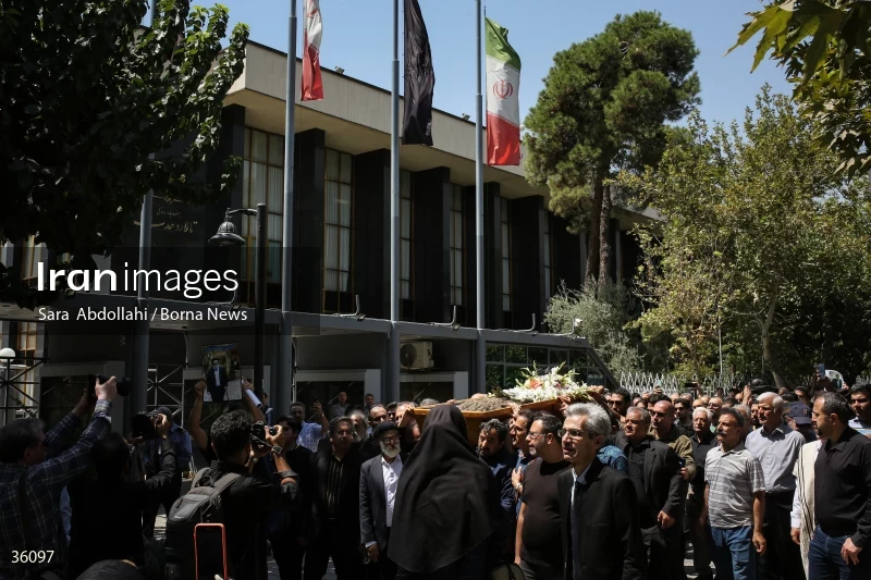The funeral of Mohammad Esmaili