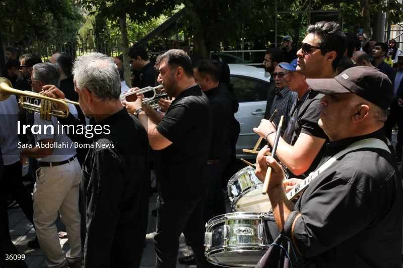 The funeral of Mohammad Esmaili