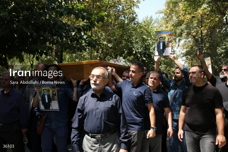 The funeral of Mohammad Esmaili