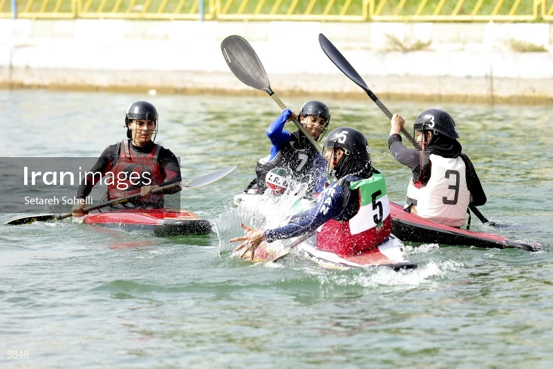 The Iran national women's Canoe polo team