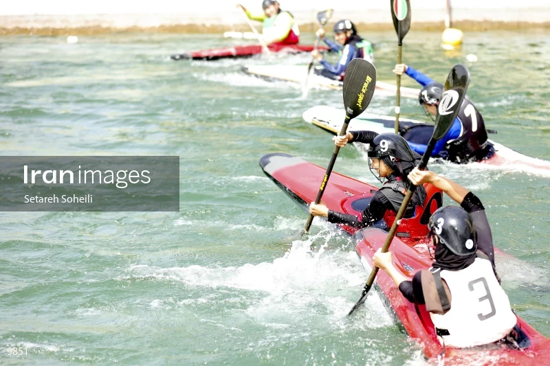 The Iran national women's Canoe polo team