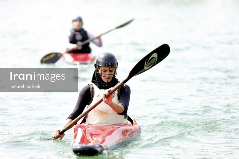 The Iran national women's Canoe polo team
