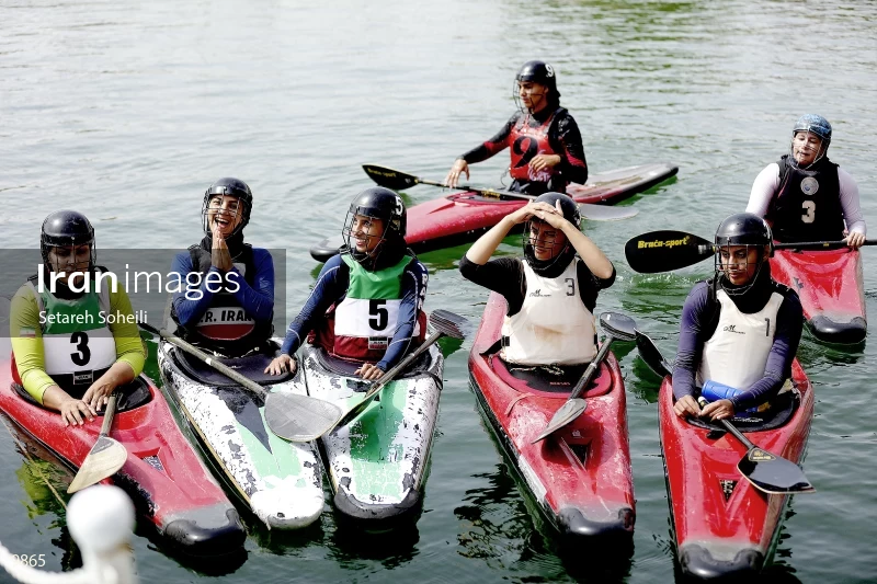 The Iran national women's Canoe polo team