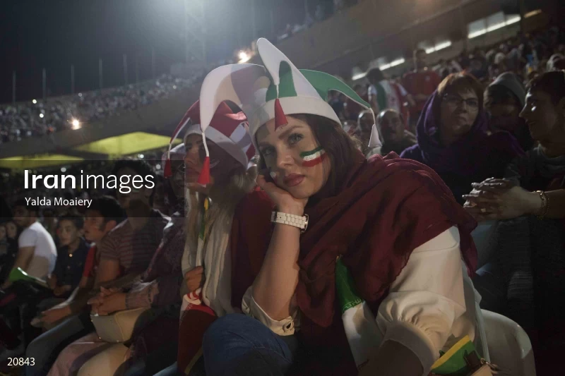 Women in Azadi Stadium