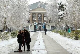 Tehran in snow