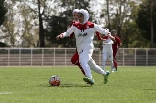 Iran VS Jordan U19 women friendly football match