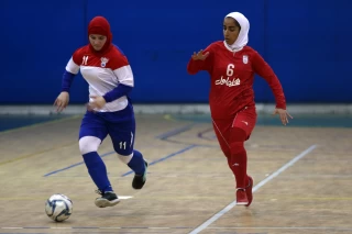 Friendly match of national women's futsal teams of Iran and Russia