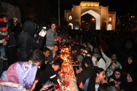 Commemoration of the flood victims of Shiraz