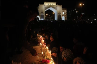 Commemoration of the flood victims of Shiraz