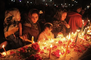 Commemoration of the flood victims of Shiraz